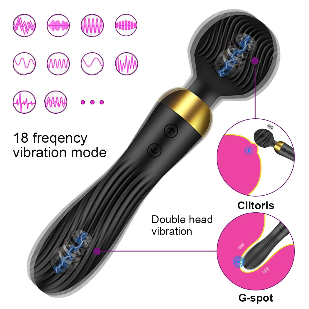 18 Speed Dildo Vibrator wand
