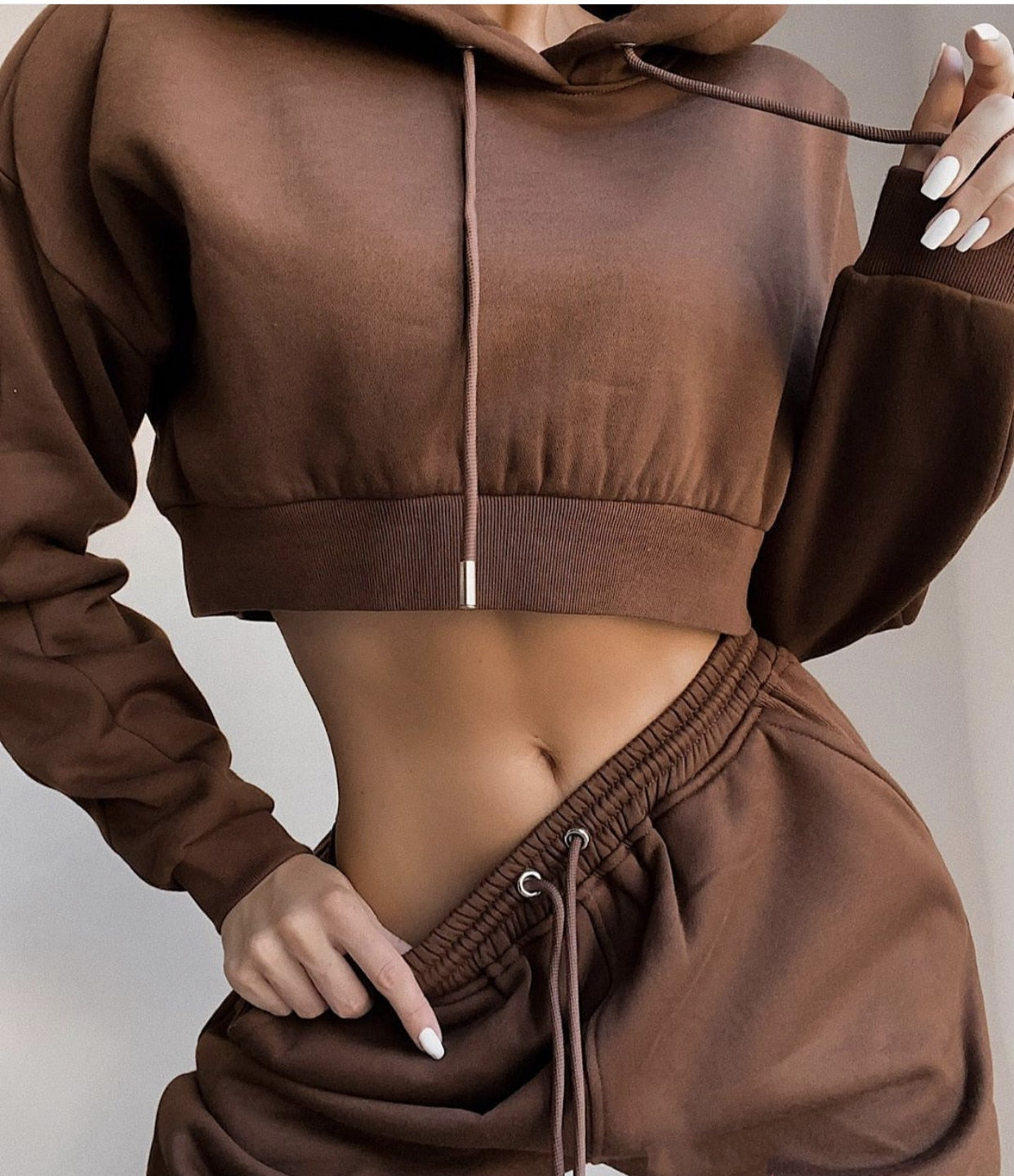 2021 Winter Fashion Outfits for Women Tracksuit Hoodies Sweatshirt and Sweatpants Casual Sports 2 Piece Set