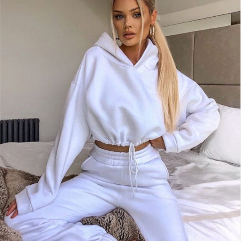 Womens 2 Piece Sets Sportswear New Zipper Tracksuit Women Two Set Casual Sport Suit Lounge Wear