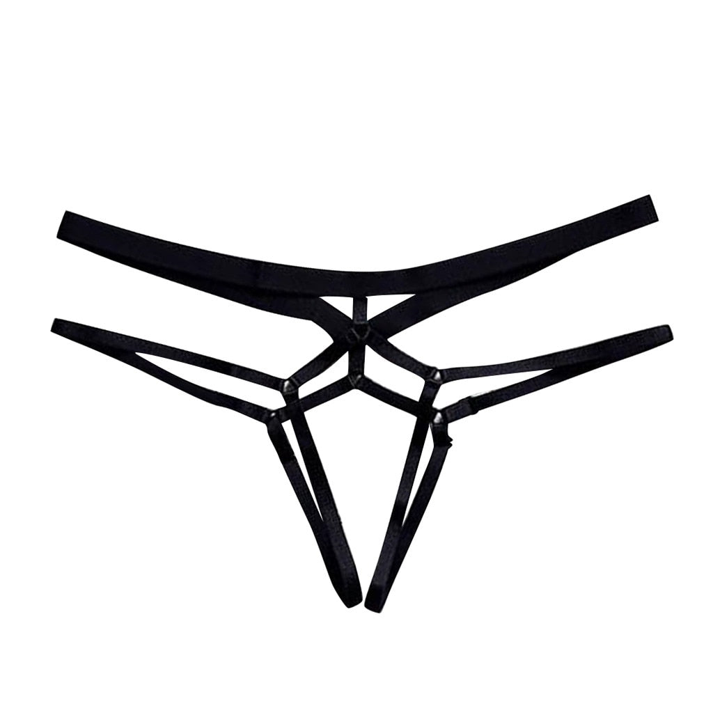 Sexy Gothic Leather Underwear Stocking Suspenders Straps Body Bondage Lingerie Women Leg Harness Belts Rave Garter Belt Female