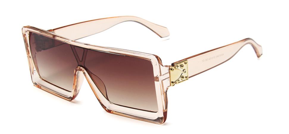 2021 New Vintage White Rectangle Sunglasses Women Luxury Designer Overszie Square Sun Glasses Female Summer Big Frame Eyewear