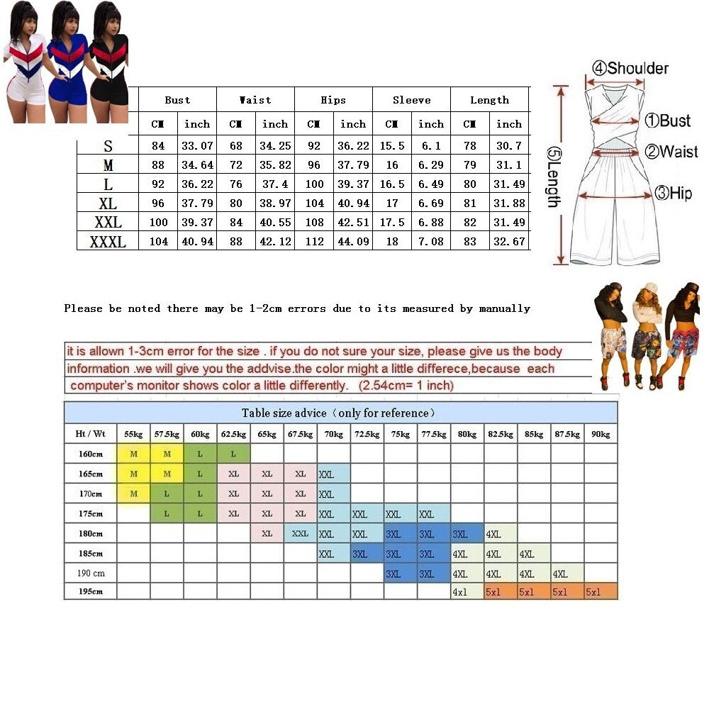 Romper Playsuit Shorts Jumpsuit Women Rumpers Fashion Zipper V Collar Short Sleeve Rompers Overall Leopard Patchwork Bodysuit