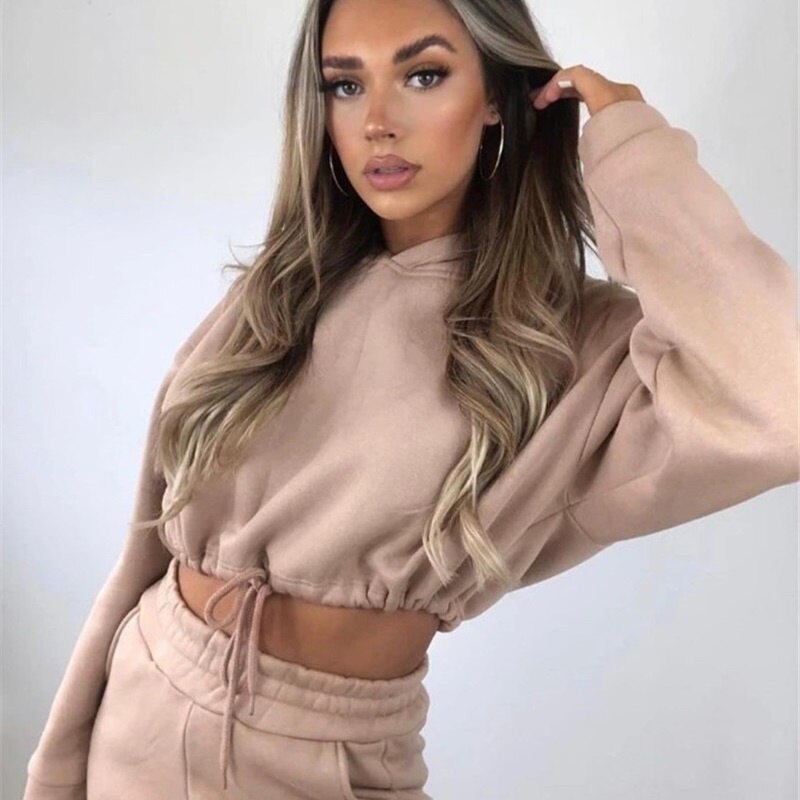 Womens 2 Piece Sets Sportswear New Zipper Tracksuit Women Two Set Casual Sport Suit Lounge Wear