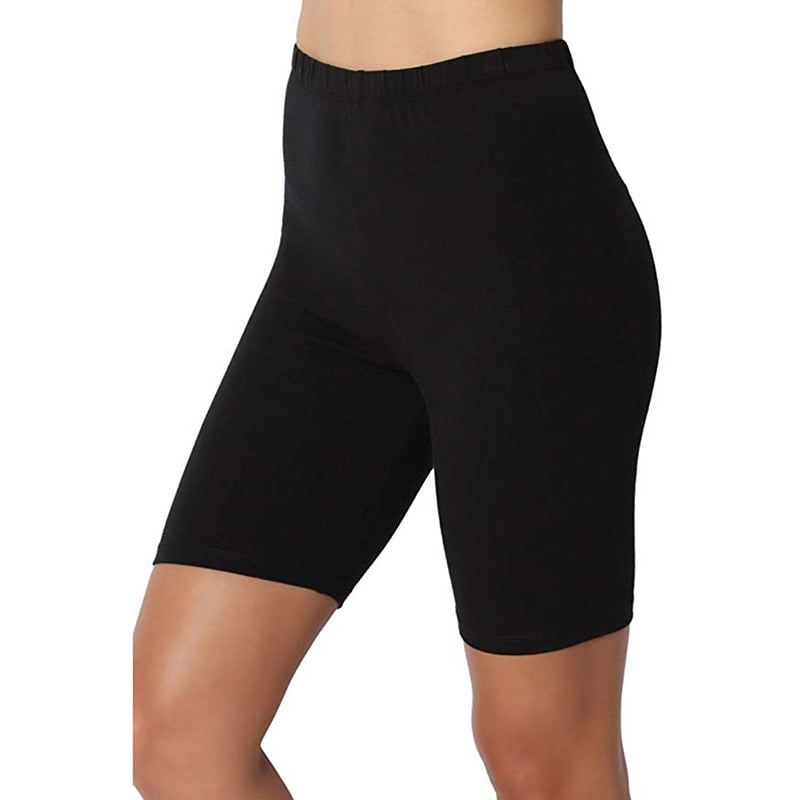 Ladies Outdoor exercise Biker Shorts Summer Cycling Shorts Stretch Basic Short Hot Sports Shorts Soft wear Shorts women Bottoms