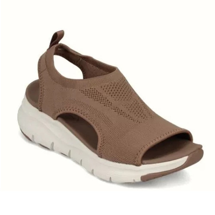 Women Sandals Casual Wedges Sandalias Mujer 2022 New Summer Shoes Women Heels Sandals Platform Peep Toe Wedges Chaussure Femme