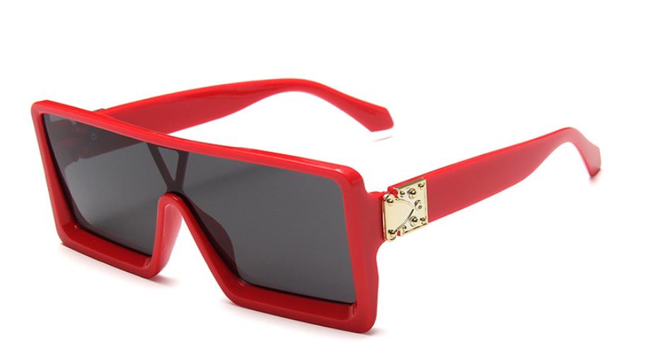 2021 New Vintage White Rectangle Sunglasses Women Luxury Designer Overszie Square Sun Glasses Female Summer Big Frame Eyewear