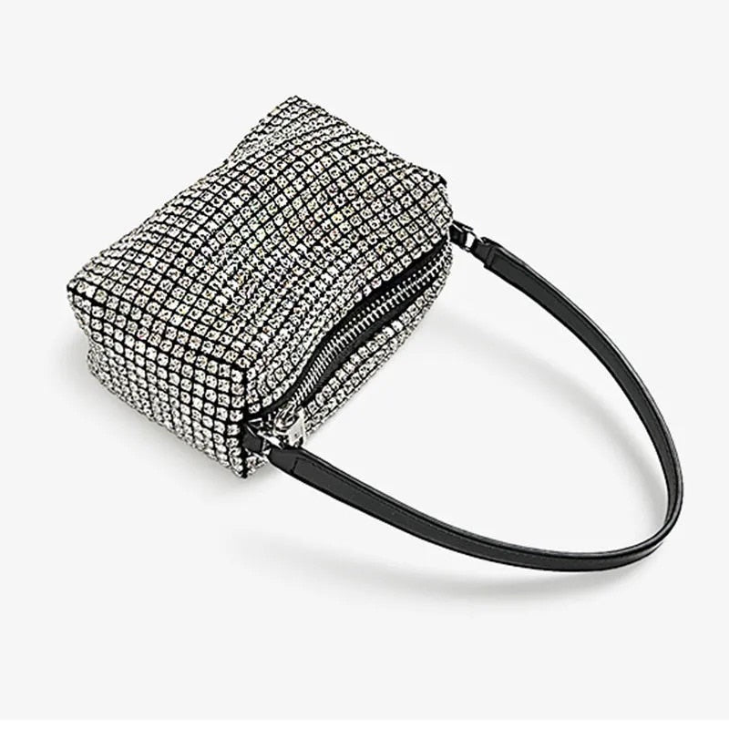 2021 New Rhinestone Handbag for Women Bag Diamonds Shoulder Bag Purse Ladies Female Crossbody Bag shining diamond bag