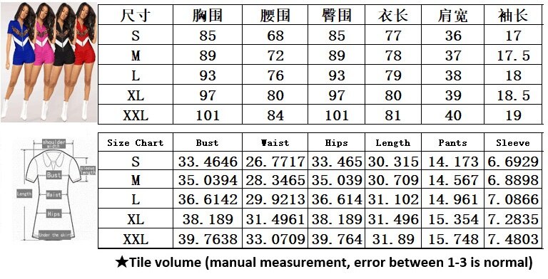 Romper Playsuit Shorts Jumpsuit Women Rumpers Fashion Zipper V Collar Short Sleeve Rompers Overall Leopard Patchwork Bodysuit