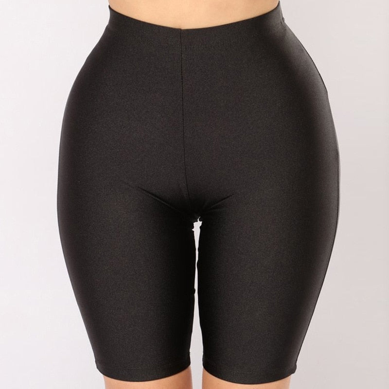 Women Cycling Shorts Dancing Gym Biker Slim Active Sports Solid Sexy Skinny 2022 New Summer