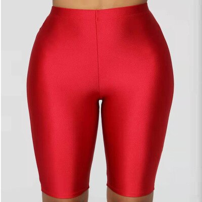 Women Cycling Shorts Dancing Gym Biker Slim Active Sports Solid Sexy Skinny 2022 New Summer