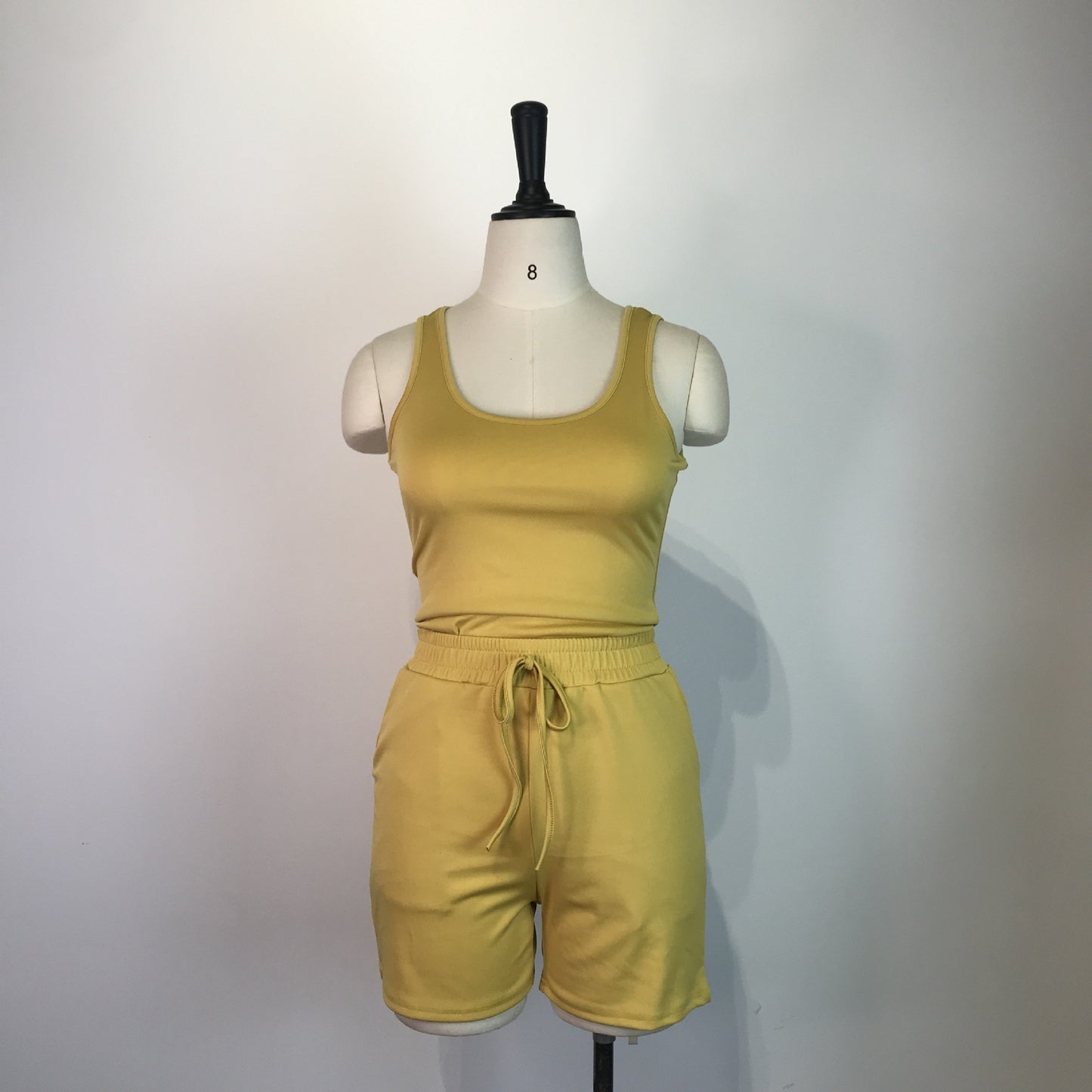 Summer Sleeveless Tank Top Shorts Set Two Piece Set Womens Outifits Jogger Suit Tracksuit Women Casual Party Club 2pcs Outfits