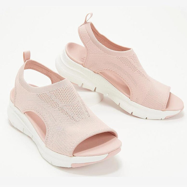Women Sandals Casual Wedges Sandalias Mujer 2022 New Summer Shoes Women Heels Sandals Platform Peep Toe Wedges Chaussure Femme