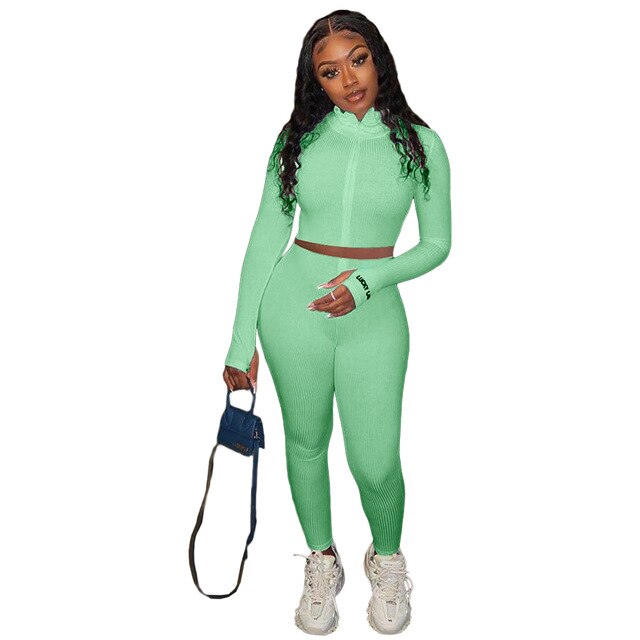 Sexy Sporty Two Piece Set