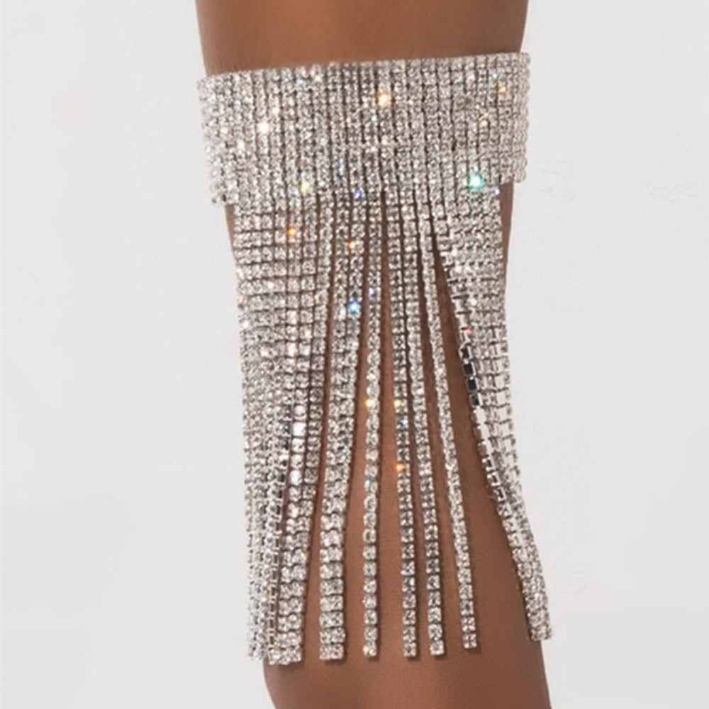 Rhinestone Adjustable Ankles Foot Chain