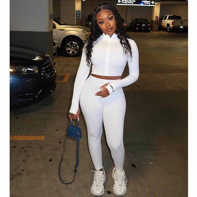 Sexy Sporty Two Piece Set