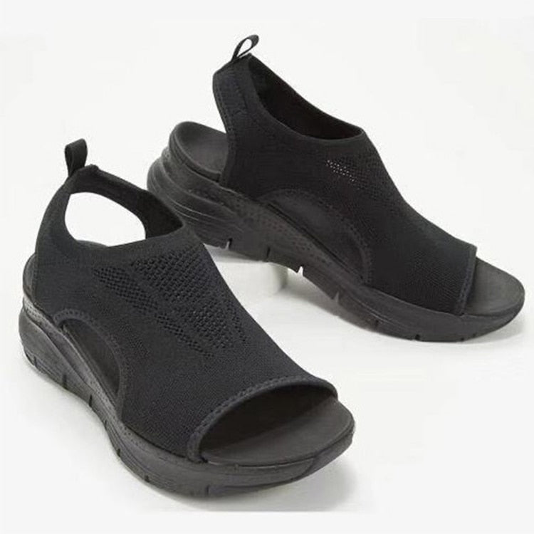 Women Sandals Casual Wedges Sandalias Mujer 2022 New Summer Shoes Women Heels Sandals Platform Peep Toe Wedges Chaussure Femme