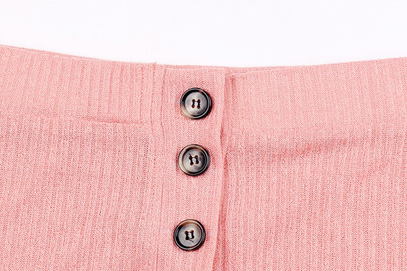 Cardigan Slim Two Piece Set Women Knitted Tracksuit Sexy Crop Top Pants Solid Color Sweatpants Fitness Sweatsuit 2020 Fall