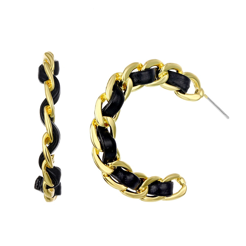 2021 Retro Alloy Metal Round Hoop Earrings for Women Fashion Gold Color Silver Color Bohemian Jewelry Earrings Party Gift