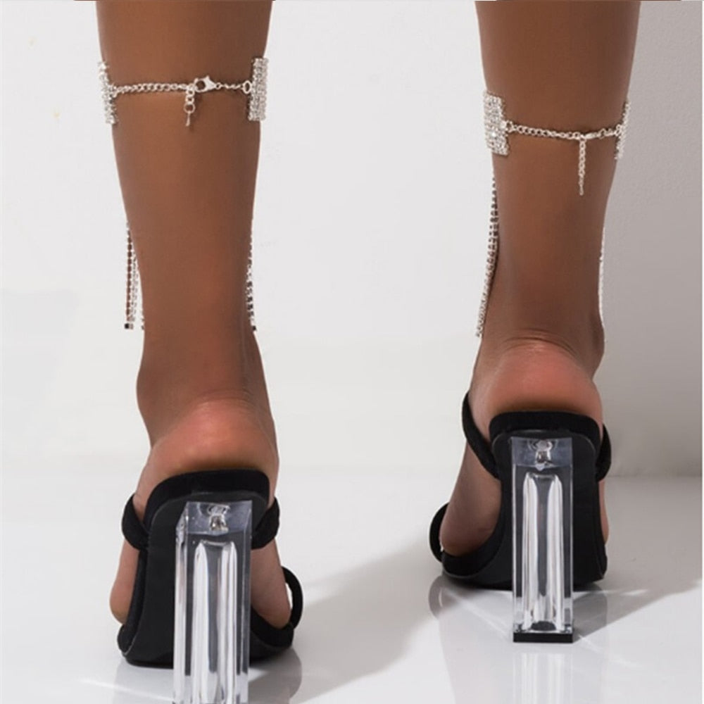 Rhinestone Adjustable Ankles Foot Chain