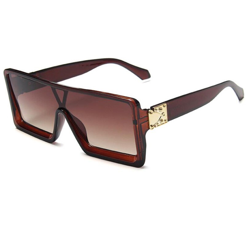 2021 New Vintage White Rectangle Sunglasses Women Luxury Designer Overszie Square Sun Glasses Female Summer Big Frame Eyewear