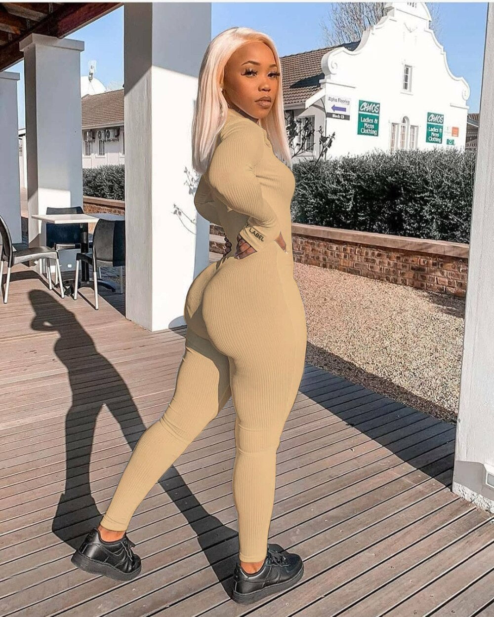 Winter Women Jumpsuits Solid Turtleneck Romper Slim Fit Thick Fabric Fitness Bodysuit Skinny One Piece Outfit Women