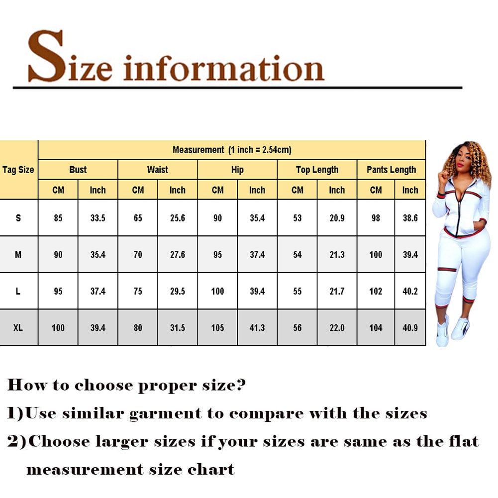 2021 Autumn Women's Sportswear 2pcs Women's Hooded Long Sleeve Zip Crop Tops Long Pants Trousers Loose Casual Clothes Set