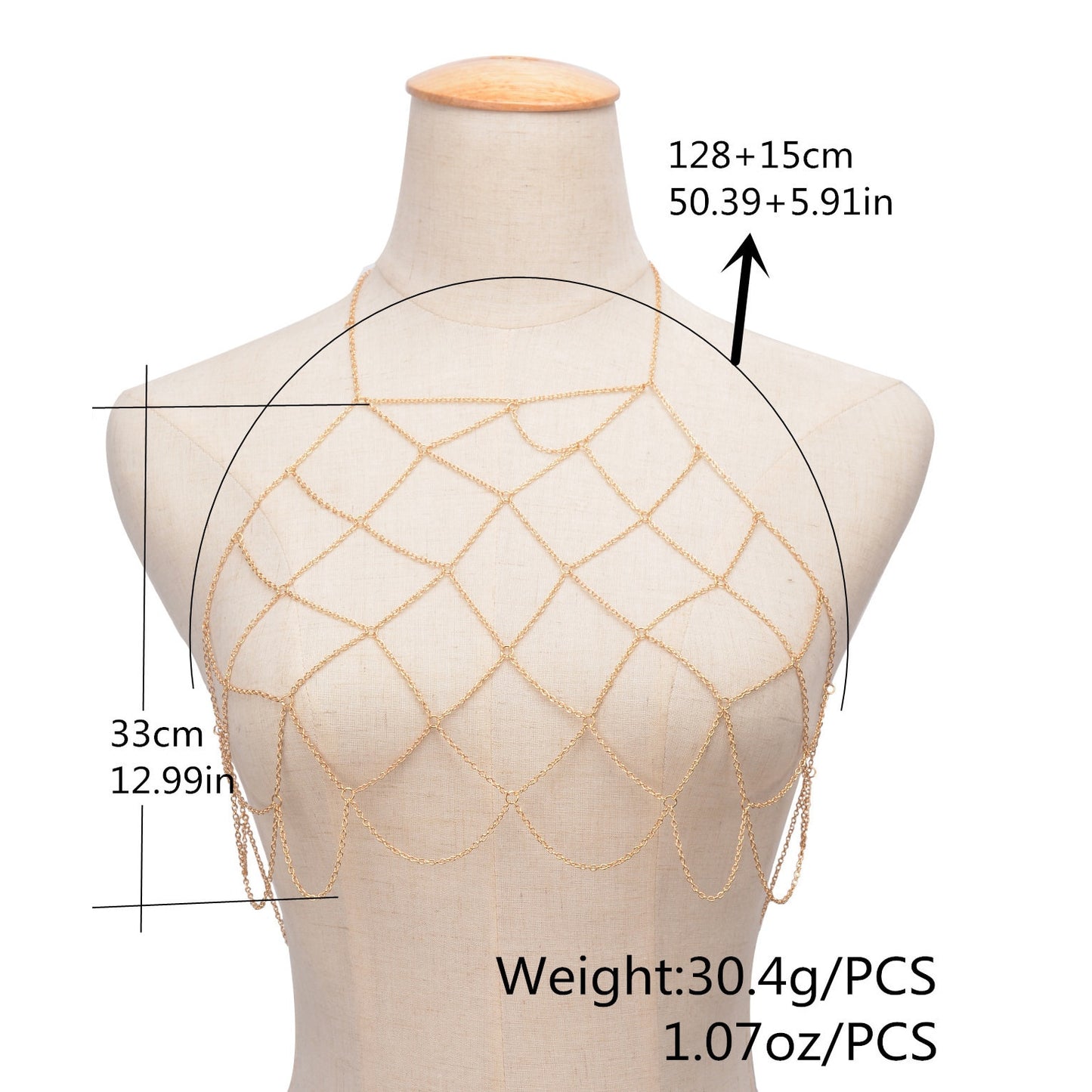 2020 Collares Collier Bikini Body Chain Harness Bohemian Jewelry Sexy Breast Bra Maxi Necklace Women Accessories Bijoux Femme