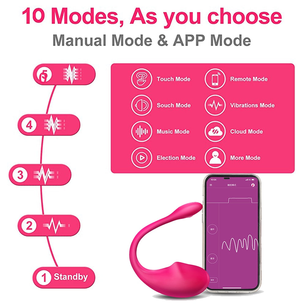 Sex Toys Bluetooths Dildo Vibrator for Women Wireless APP Remote Control Vibrator Wear Vibrating Panties Toy for Couple Sex Shop