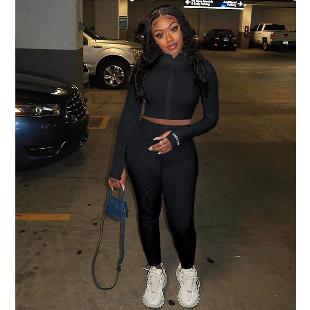 Sexy Sporty Two Piece Set