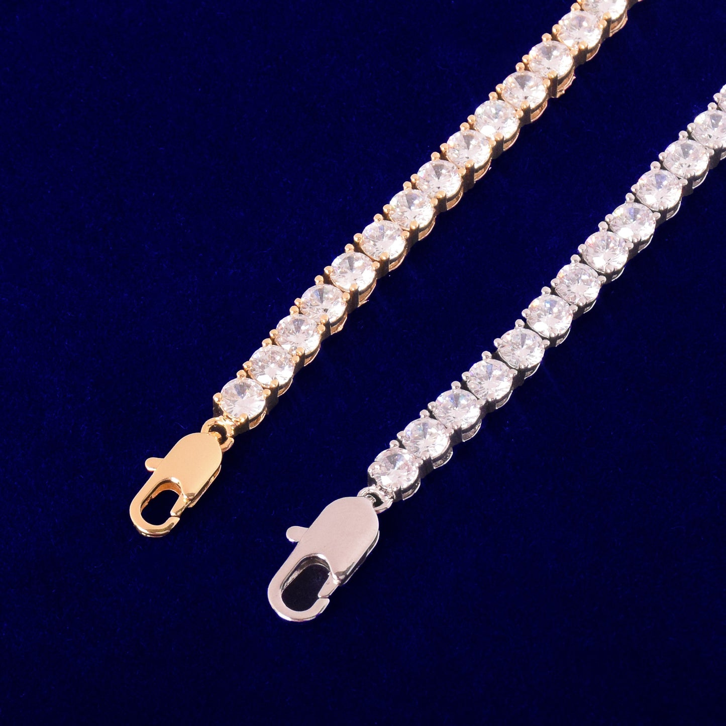 Bubble Letter Tennis Chain Anklets for Women Hip Hop Jewelry Fashion Adjustable 2021 Trend Christmas Gift