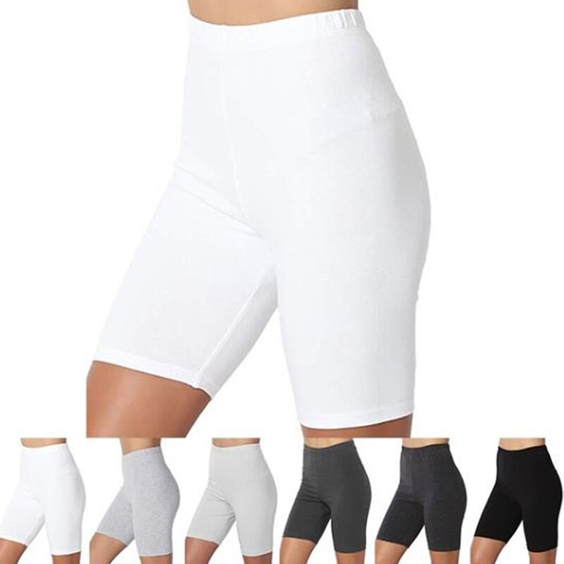 Ladies Outdoor exercise Biker Shorts Summer Cycling Shorts Stretch Basic Short Hot Sports Shorts Soft wear Shorts women Bottoms