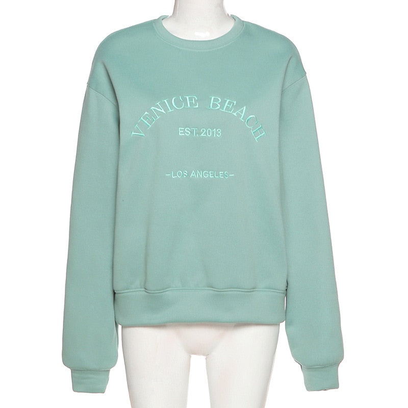NCLAGEN Letter Embroidery Women Loose Casual Sweatshirt Fleece Pullovers And Drawstring Shorts Two Pieces Set Thick Tracksuit