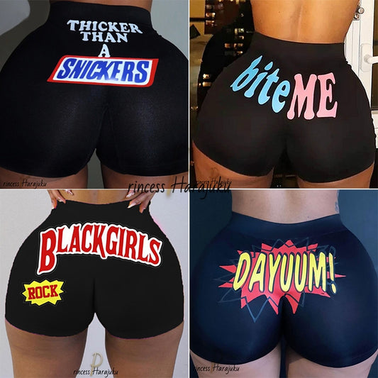 Blackgirls 2020 New Candy Shorts Women Mini Booty Bar Shorts Sports Fitness Push Up Multicolor Sexy Club Party Cute Short Summer