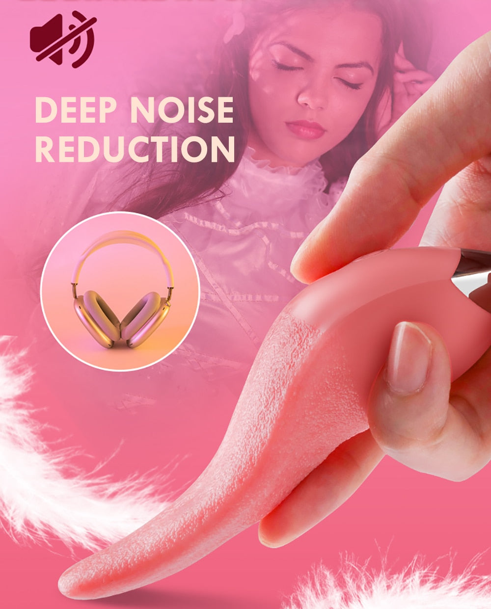 Tongue Licking Vibrator For Women G spot Clitoral Stimulator Mini Clit Sex Toys for Women Rechargeable Nipple Female Masturbator