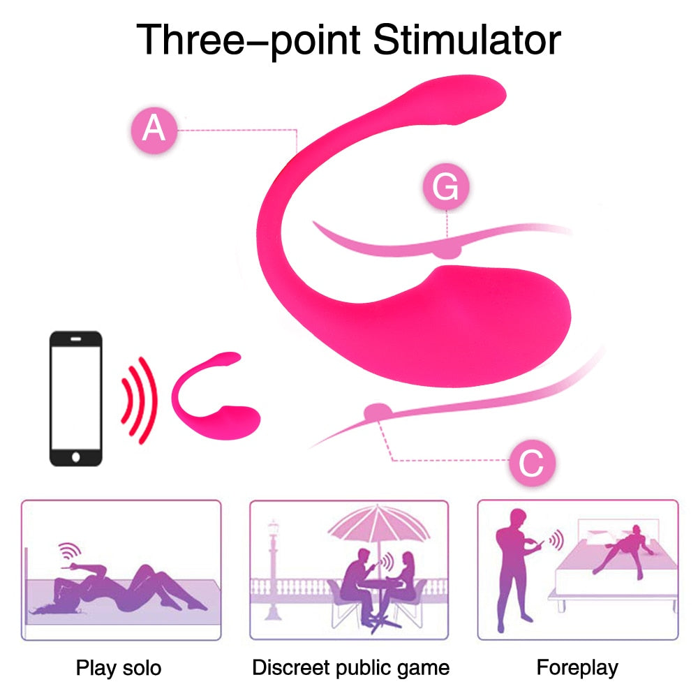 Sex Toys Bluetooths Dildo Vibrator for Women Wireless APP Remote Control Vibrator Wear Vibrating Panties Toy for Couple Sex Shop