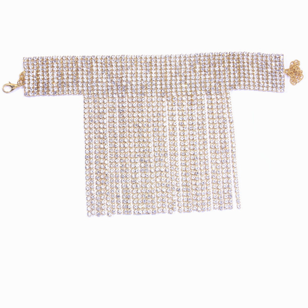 Rhinestone Adjustable Ankles Foot Chain