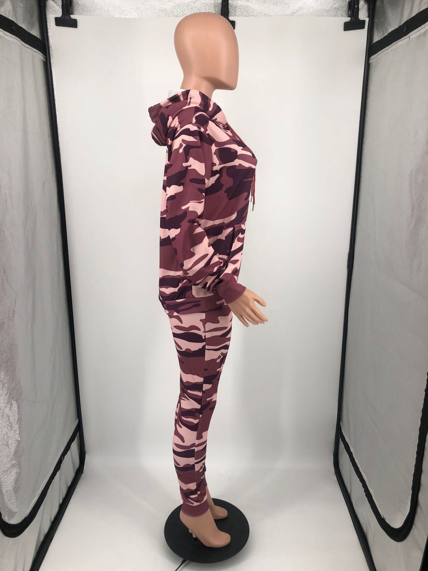 Camouflage Women Tracksuit Casual Hoodies Sweatshirt Pants Set Lounge Wear Sport Suit 2PCS Autumn Winter Clothes