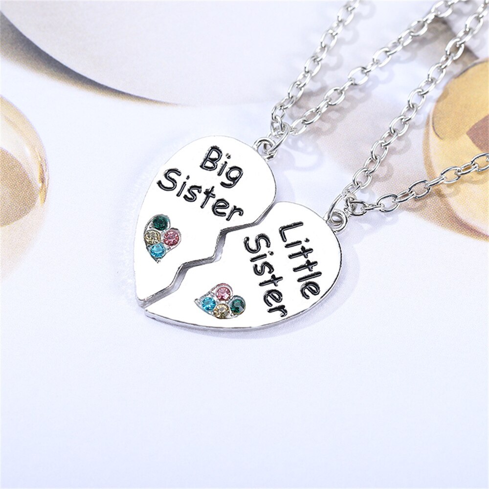 Best Friend 4 Piece Necklace Women Jewelry  BFF Friendship Pendant  Neck Chain Choker Jewelry For Women Gift 2021 Free Shipping