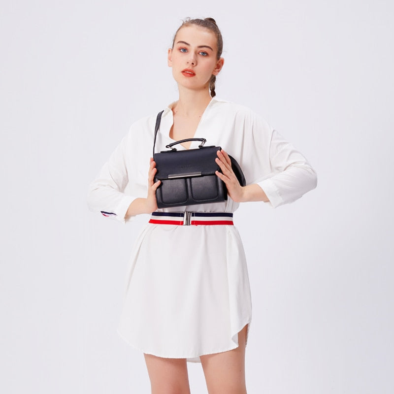 Classic Leather PU Women Handle Bag High Quality Fashion Handbag for Women Casual Vintage Crossbody Bag Women Shoulder Bag