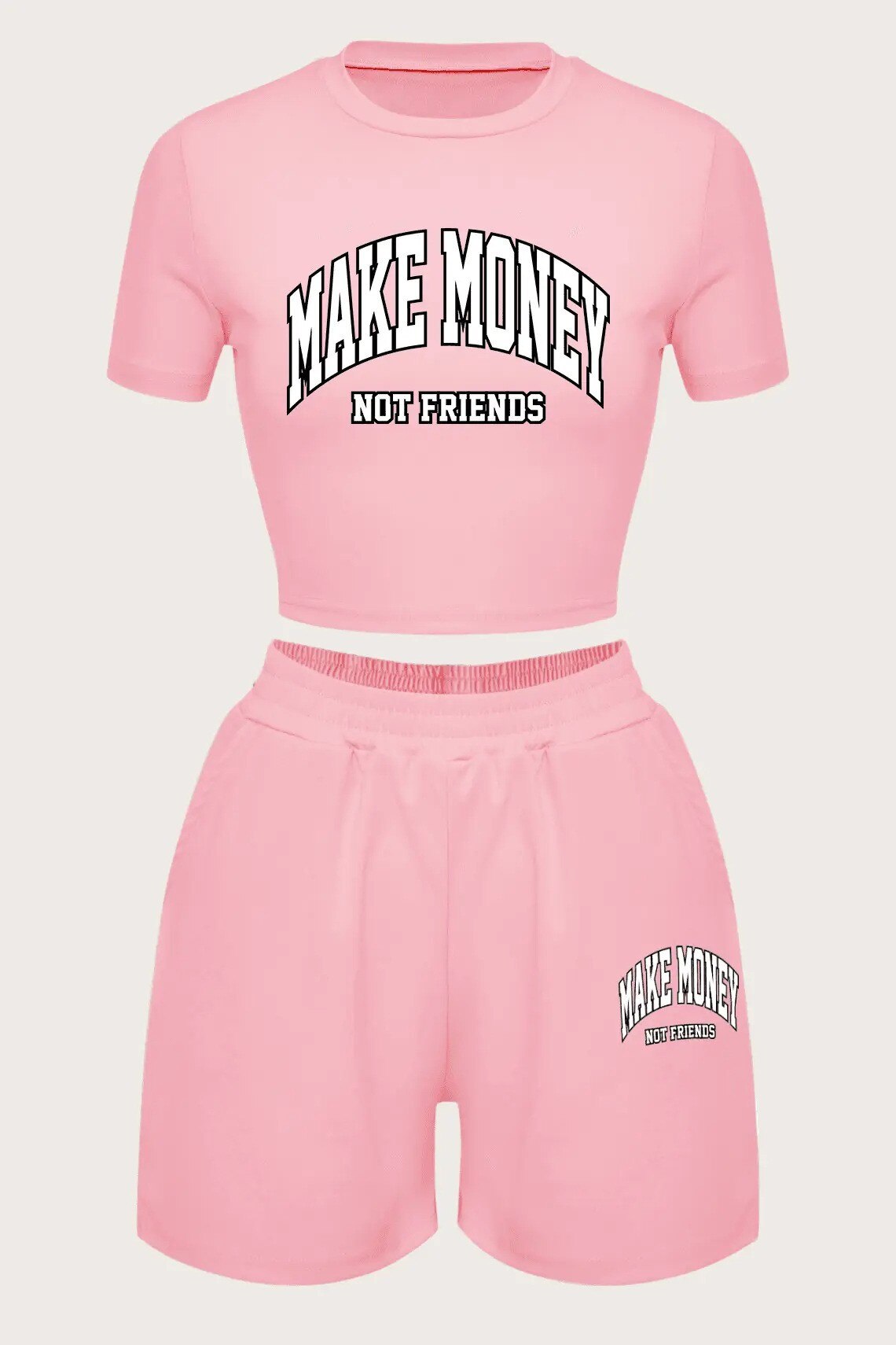 2022 Casual Print Letter Women Set
