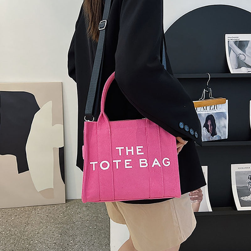 Designer Letter Large Handbags for Women PU Leather Shoulder Crossbody Bags Shopper Tote Female Fashion Business Top-Handle Bag