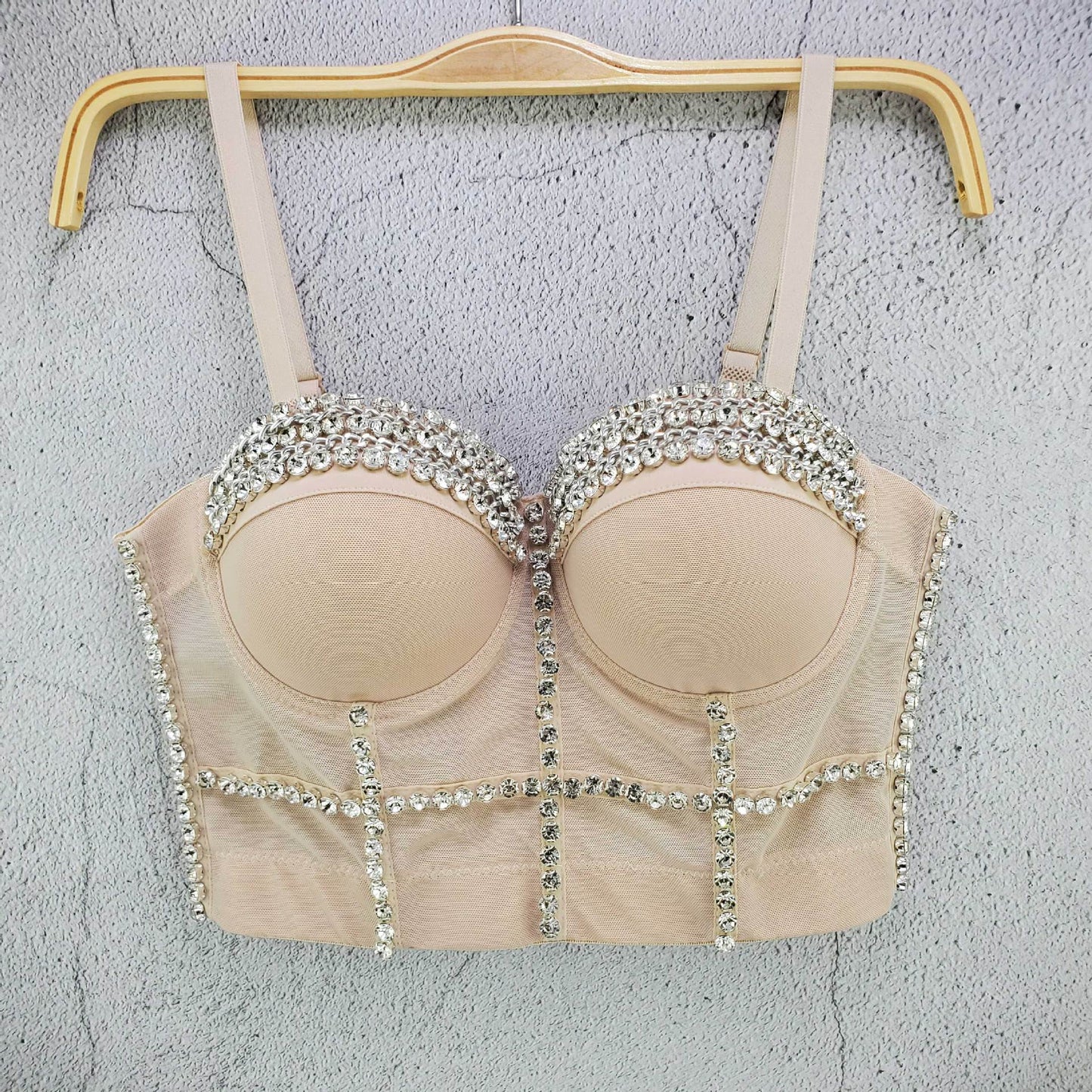 Crop Top Women Tank 2022 Summer Top Cropped Woman Clothes Sexy Push Up Denim Bra Clothing Backless Bustier Party Club Vest