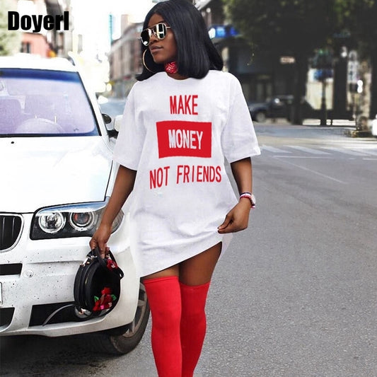Streetwear Oversized T Shirt Dress Women Fashion Mini Short Summer Dress 2022 Loose Letter Print Casual Women Dress Vestidos