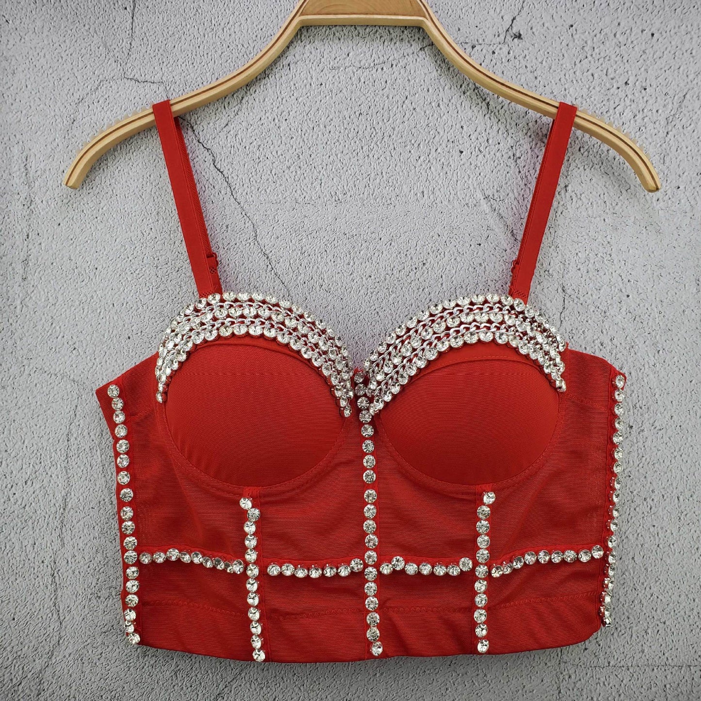 Crop Top Women Tank 2022 Summer Top Cropped Woman Clothes Sexy Push Up Denim Bra Clothing Backless Bustier Party Club Vest