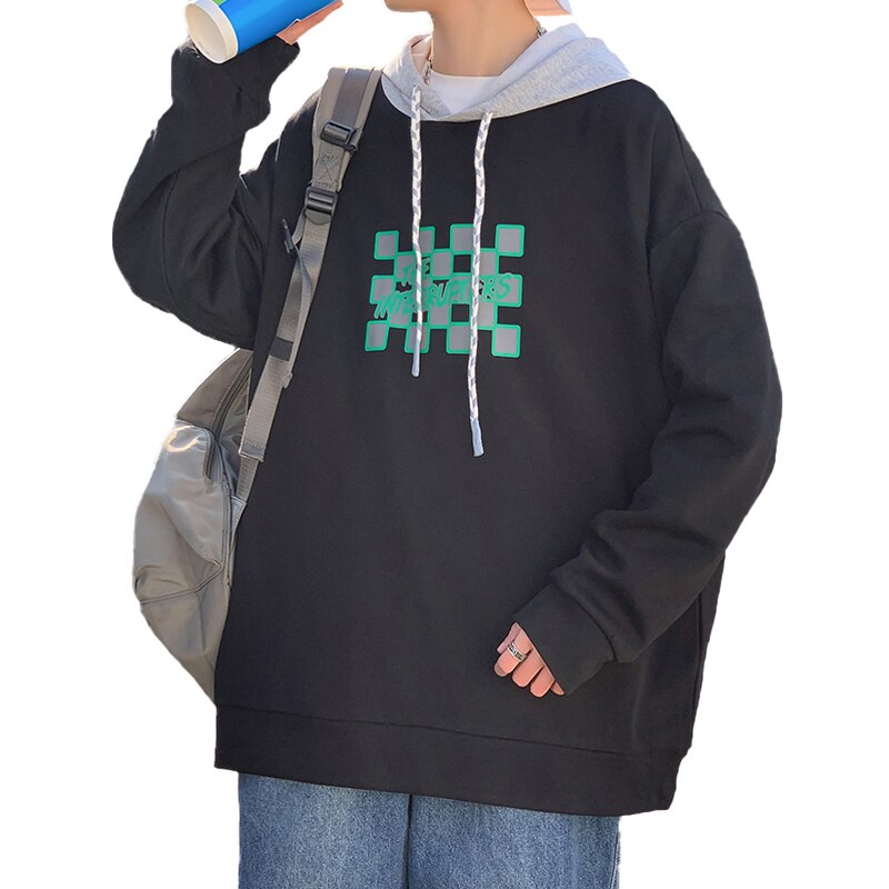 LAPPSTER Men Designer Streetwear Hoodies 2022 Spring Streetwear Harajuku Graphic Hooded Hoodies Women Korean Square Clothing