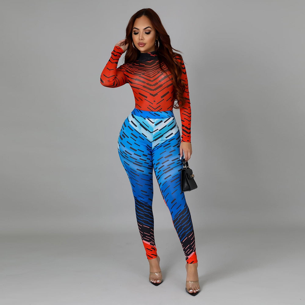 Two Piece Set Women Tracksuit Fashion 2022 Set Woman 2 Pieces Chic Female Trouser Suits Sexy Party Outfits Festival Clothing