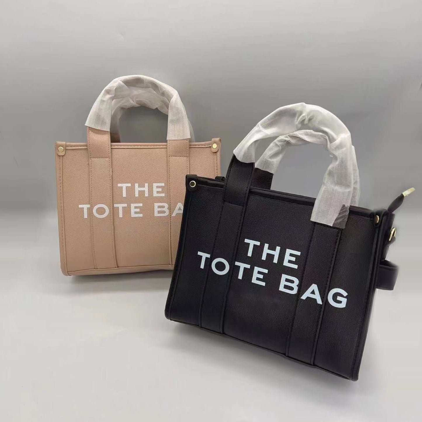 Designer Letter Large Handbags for Women PU Leather Shoulder Crossbody Bags Shopper Tote Female Fashion Business Top-Handle Bag
