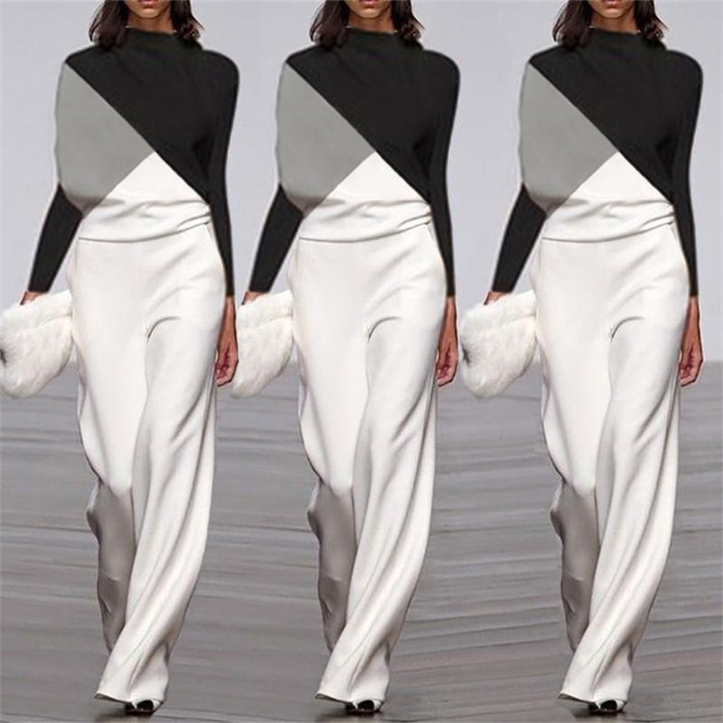 Sexy Club Outfits One Piece Ladies Spring Boho Pants Rumper Long Jumpsuits Business Casual Elegant Womens Evening Party Clothing
