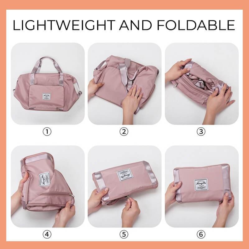 Super Large Capacity Folding Bag Travel Bags Tote Carry On Luggage Storage Hand Bag Waterproof Duffel Set  Women Dropshipping