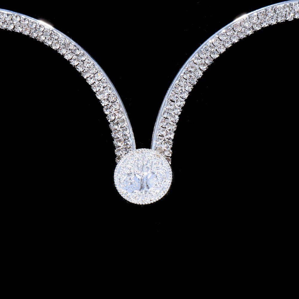 Stonefans Irregula Camber Rhinestone Bra Chest Bracket Chain Breast Support Crystal Lingerie Chain Women Dress Rave Body Jewelry